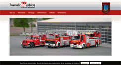 Desktop Screenshot of feuerwehr-ibbenbueren.de