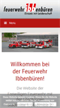 Mobile Screenshot of feuerwehr-ibbenbueren.de